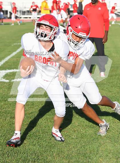 Thumbnail 2 in Queen Creek vs. Brophy College Prep (Scrimmage)  photogallery.
