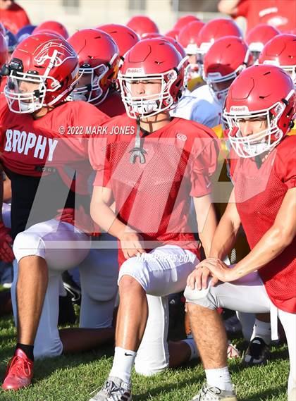 Thumbnail 3 in Queen Creek vs. Brophy College Prep (Scrimmage)  photogallery.