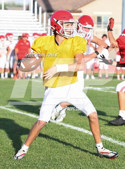 Thumbnail 1 in Queen Creek vs. Brophy College Prep (Scrimmage)  photogallery.