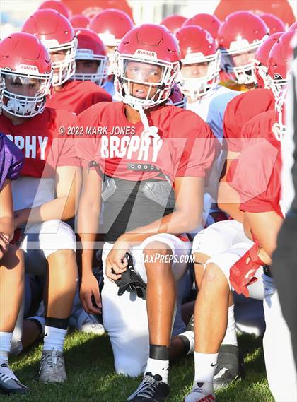 Thumbnail 3 in Queen Creek vs. Brophy College Prep (Scrimmage)  photogallery.