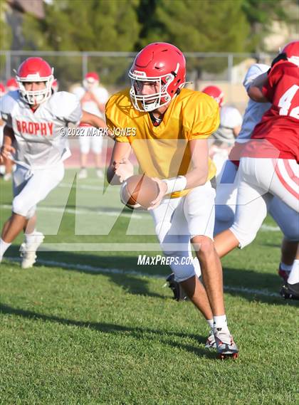 Thumbnail 3 in Queen Creek vs. Brophy College Prep (Scrimmage)  photogallery.