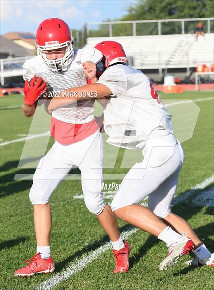 Thumbnail 3 in Queen Creek vs. Brophy College Prep (Scrimmage)  photogallery.
