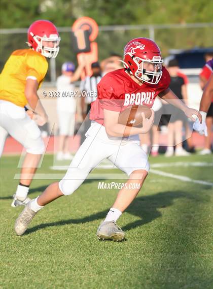Thumbnail 3 in Queen Creek vs. Brophy College Prep (Scrimmage)  photogallery.