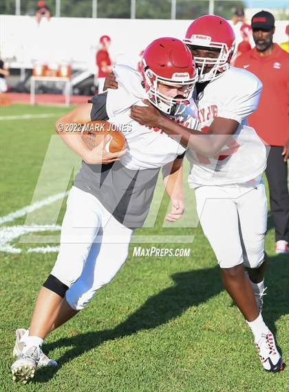 Thumbnail 3 in Queen Creek vs. Brophy College Prep (Scrimmage)  photogallery.