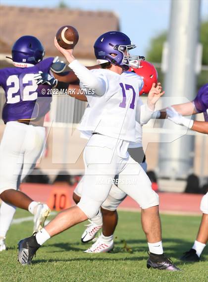 Thumbnail 3 in Queen Creek vs. Brophy College Prep (Scrimmage)  photogallery.