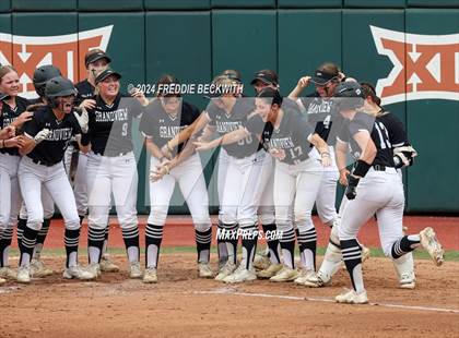 Thumbnail 3 in Grandview vs. Coahoma (UIL 3A Softball Final) photogallery.