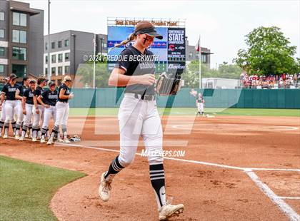 Thumbnail 3 in Grandview vs. Coahoma (UIL 3A Softball Final) photogallery.