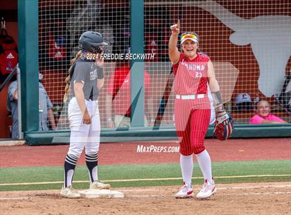Thumbnail 3 in Grandview vs. Coahoma (UIL 3A Softball Final) photogallery.
