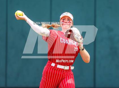 Thumbnail 1 in Grandview vs. Coahoma (UIL 3A Softball Final) photogallery.