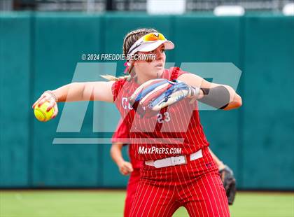 Thumbnail 2 in Grandview vs. Coahoma (UIL 3A Softball Final) photogallery.