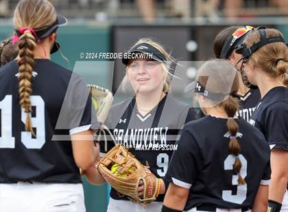Thumbnail 1 in Grandview vs. Coahoma (UIL 3A Softball Final) photogallery.
