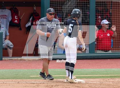 Thumbnail 3 in Grandview vs. Coahoma (UIL 3A Softball Final) photogallery.