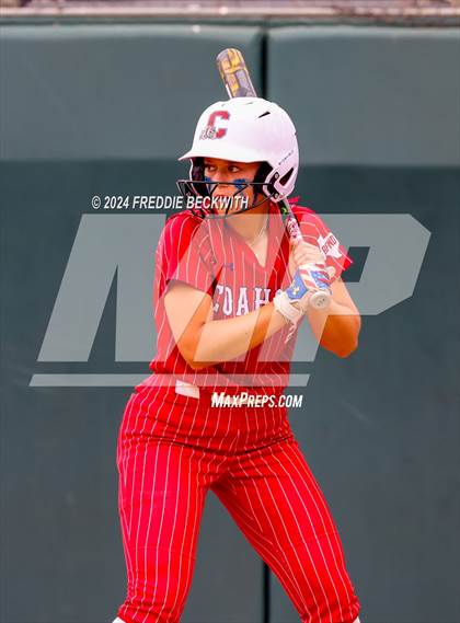 Thumbnail 1 in Grandview vs. Coahoma (UIL 3A Softball Final) photogallery.