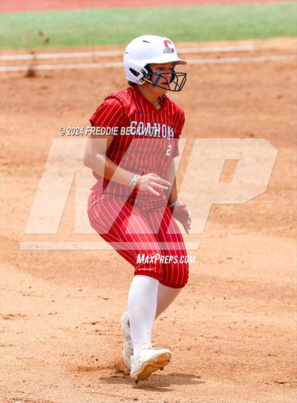 Thumbnail 2 in Grandview vs. Coahoma (UIL 3A Softball Final) photogallery.