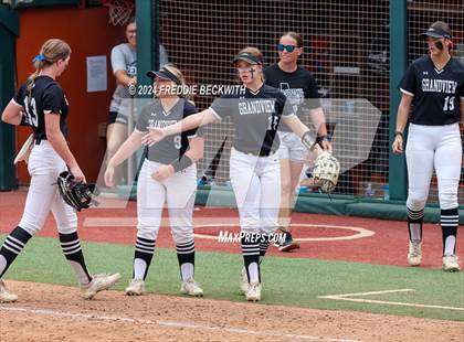 Thumbnail 2 in Grandview vs. Coahoma (UIL 3A Softball Final) photogallery.