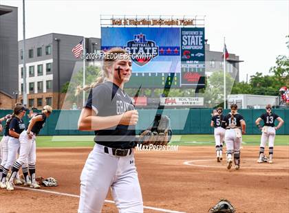 Thumbnail 2 in Grandview vs. Coahoma (UIL 3A Softball Final) photogallery.