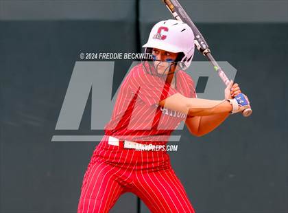 Thumbnail 2 in Grandview vs. Coahoma (UIL 3A Softball Final) photogallery.