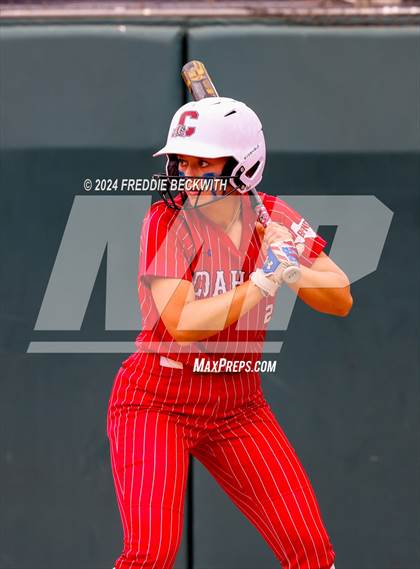 Thumbnail 2 in Grandview vs. Coahoma (UIL 3A Softball Final) photogallery.