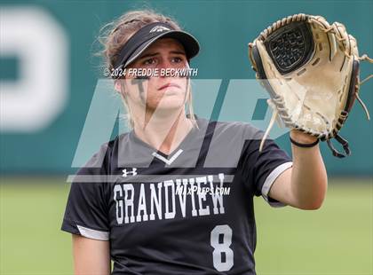 Thumbnail 3 in Grandview vs. Coahoma (UIL 3A Softball Final) photogallery.