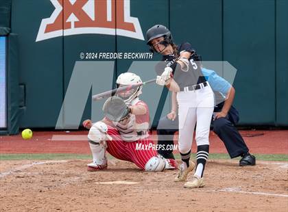 Thumbnail 3 in Grandview vs. Coahoma (UIL 3A Softball Final) photogallery.