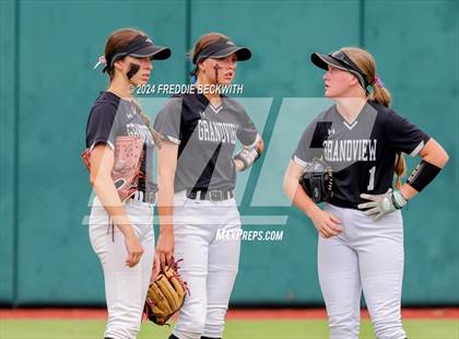 Thumbnail 2 in Grandview vs. Coahoma (UIL 3A Softball Final) photogallery.