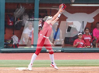 Thumbnail 3 in Grandview vs. Coahoma (UIL 3A Softball Final) photogallery.