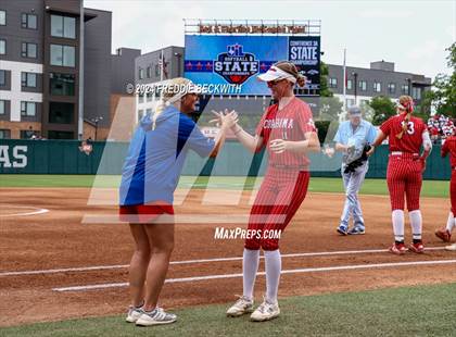 Thumbnail 2 in Grandview vs. Coahoma (UIL 3A Softball Final) photogallery.