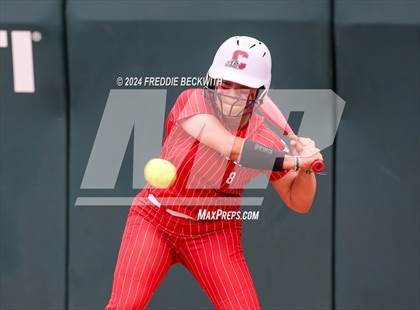 Thumbnail 3 in Grandview vs. Coahoma (UIL 3A Softball Final) photogallery.