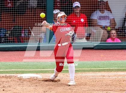 Thumbnail 3 in Grandview vs. Coahoma (UIL 3A Softball Final) photogallery.