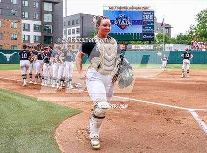 Thumbnail 2 in Grandview vs. Coahoma (UIL 3A Softball Final) photogallery.