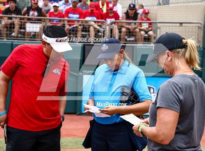 Thumbnail 1 in Grandview vs. Coahoma (UIL 3A Softball Final) photogallery.