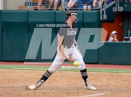 Thumbnail 3 in Grandview vs. Coahoma (UIL 3A Softball Final) photogallery.