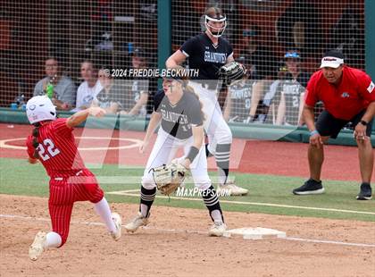 Thumbnail 3 in Grandview vs. Coahoma (UIL 3A Softball Final) photogallery.