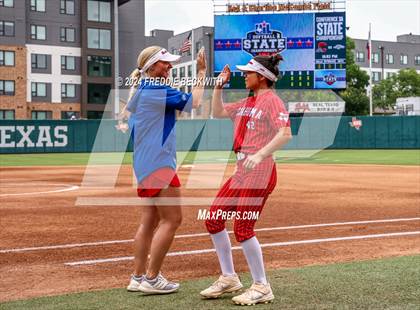 Thumbnail 3 in Grandview vs. Coahoma (UIL 3A Softball Final) photogallery.