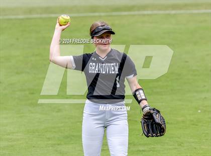Thumbnail 2 in Grandview vs. Coahoma (UIL 3A Softball Final) photogallery.