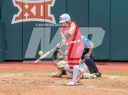 Thumbnail 3 in Grandview vs. Coahoma (UIL 3A Softball Final) photogallery.
