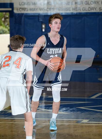 Thumbnail 2 in Loyola vs South Pasadena (San Marino Tournament) photogallery.