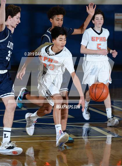 Thumbnail 3 in Loyola vs South Pasadena (San Marino Tournament) photogallery.