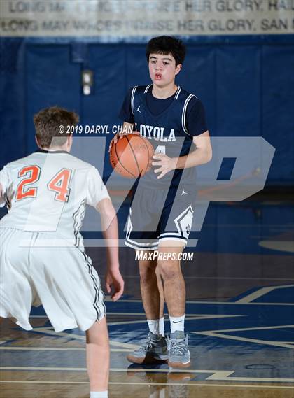 Thumbnail 1 in Loyola vs South Pasadena (San Marino Tournament) photogallery.