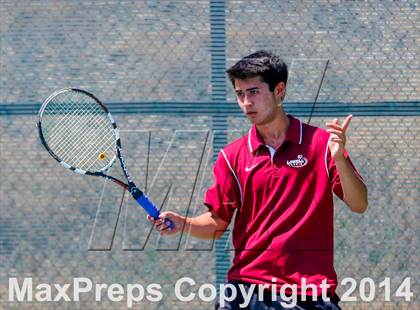 Thumbnail 3 in Menlo vs. Lowell (CIF NorCal Regional Team Tennis Championships) photogallery.