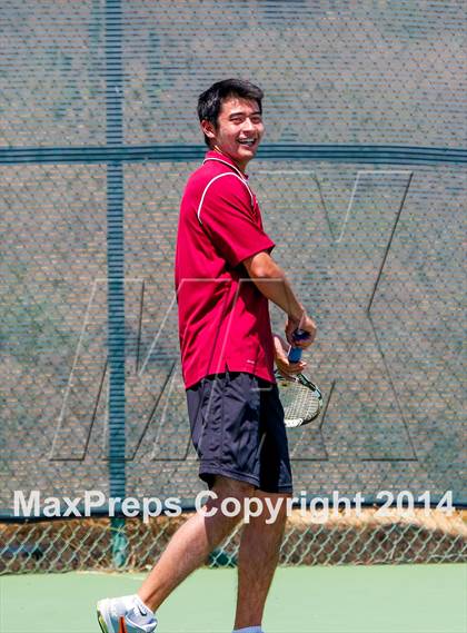 Thumbnail 3 in Menlo vs. Lowell (CIF NorCal Regional Team Tennis Championships) photogallery.