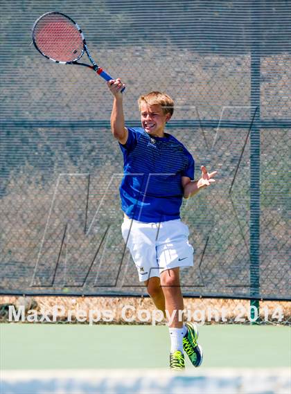 Thumbnail 2 in Menlo vs. Lowell (CIF NorCal Regional Team Tennis Championships) photogallery.