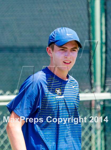 Thumbnail 2 in Menlo vs. Lowell (CIF NorCal Regional Team Tennis Championships) photogallery.
