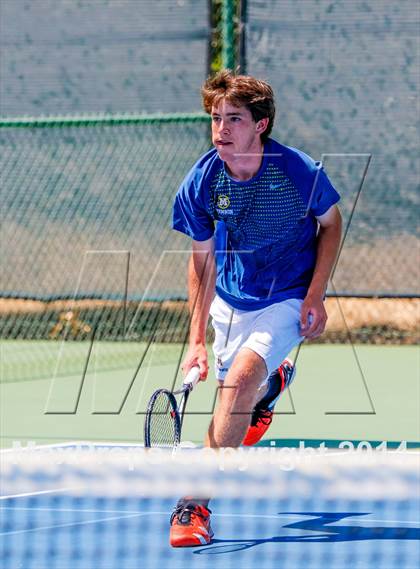Thumbnail 2 in Menlo vs. Lowell (CIF NorCal Regional Team Tennis Championships) photogallery.