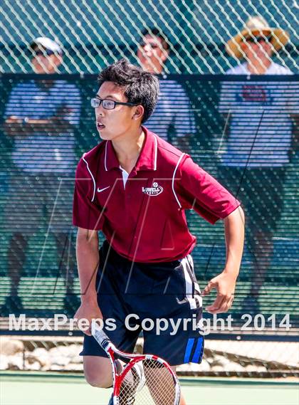 Thumbnail 1 in Menlo vs. Lowell (CIF NorCal Regional Team Tennis Championships) photogallery.