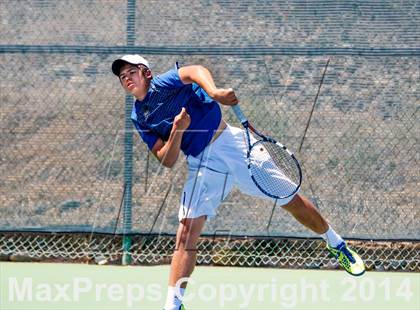 Thumbnail 1 in Menlo vs. Lowell (CIF NorCal Regional Team Tennis Championships) photogallery.