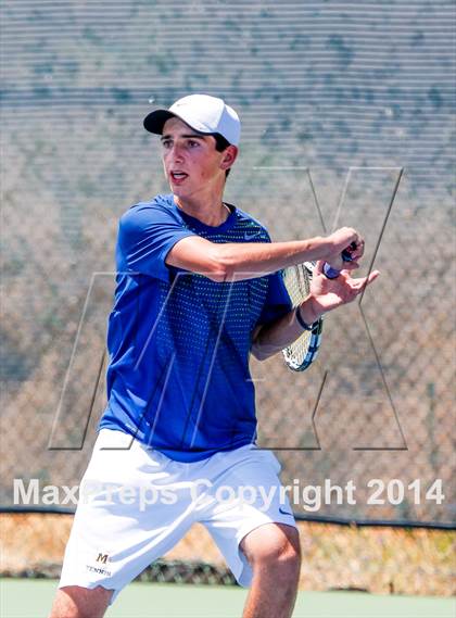 Thumbnail 1 in Menlo vs. Lowell (CIF NorCal Regional Team Tennis Championships) photogallery.