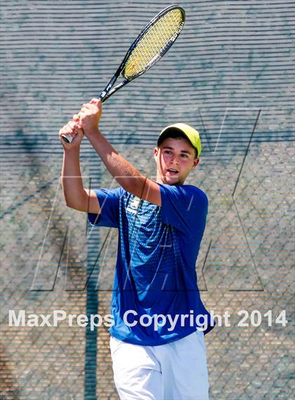 Thumbnail 1 in Menlo vs. Lowell (CIF NorCal Regional Team Tennis Championships) photogallery.