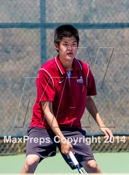Thumbnail 1 in Menlo vs. Lowell (CIF NorCal Regional Team Tennis Championships) photogallery.