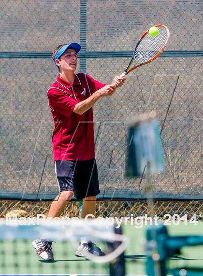 Thumbnail 1 in Menlo vs. Lowell (CIF NorCal Regional Team Tennis Championships) photogallery.